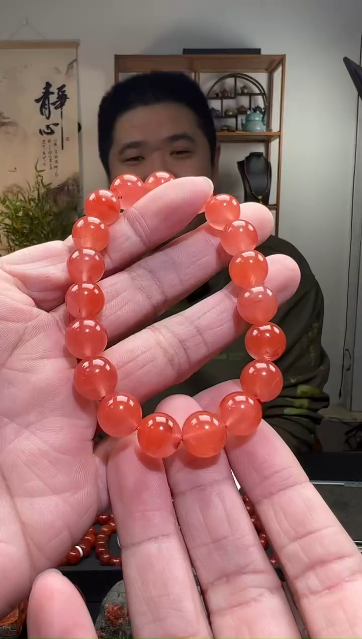 【闪购商品】南红玛瑙单圈手串未镶嵌一条约10mm 多样性发货     16