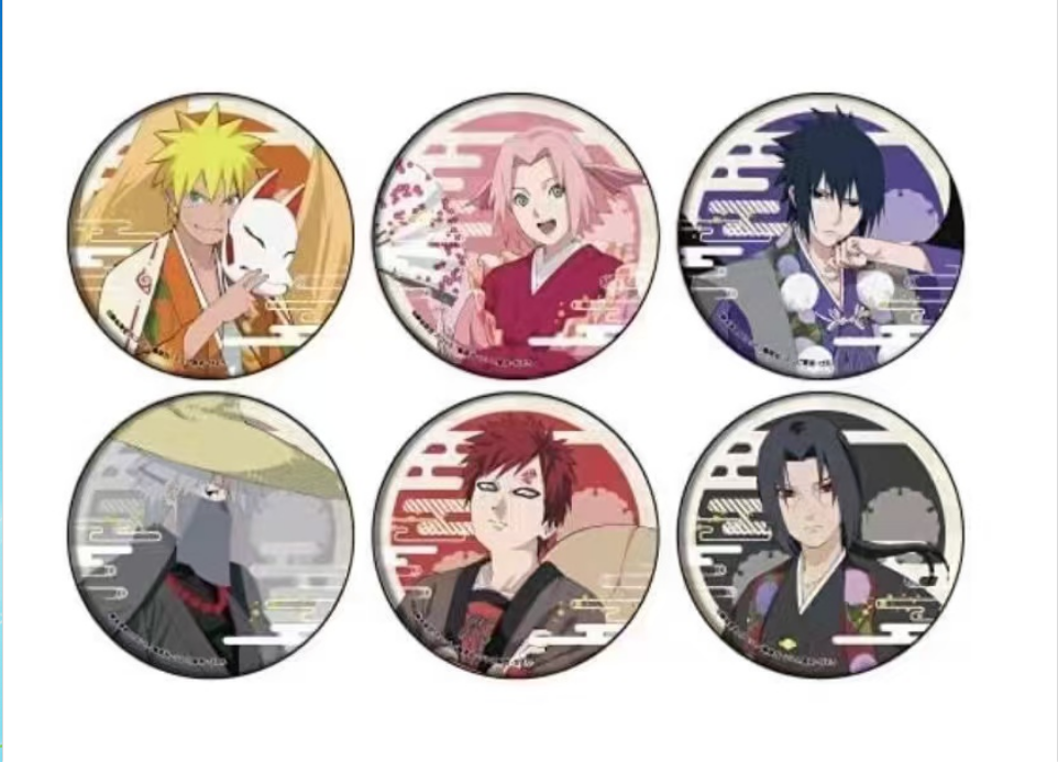 大程【拆盒】《火影忍者》正版日谷百鬼系列徽章盲盒（代拆）