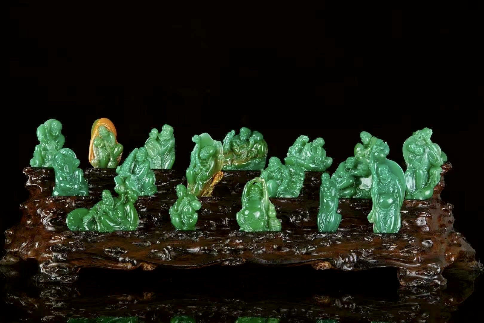 名贵雅安绿，精工摆件