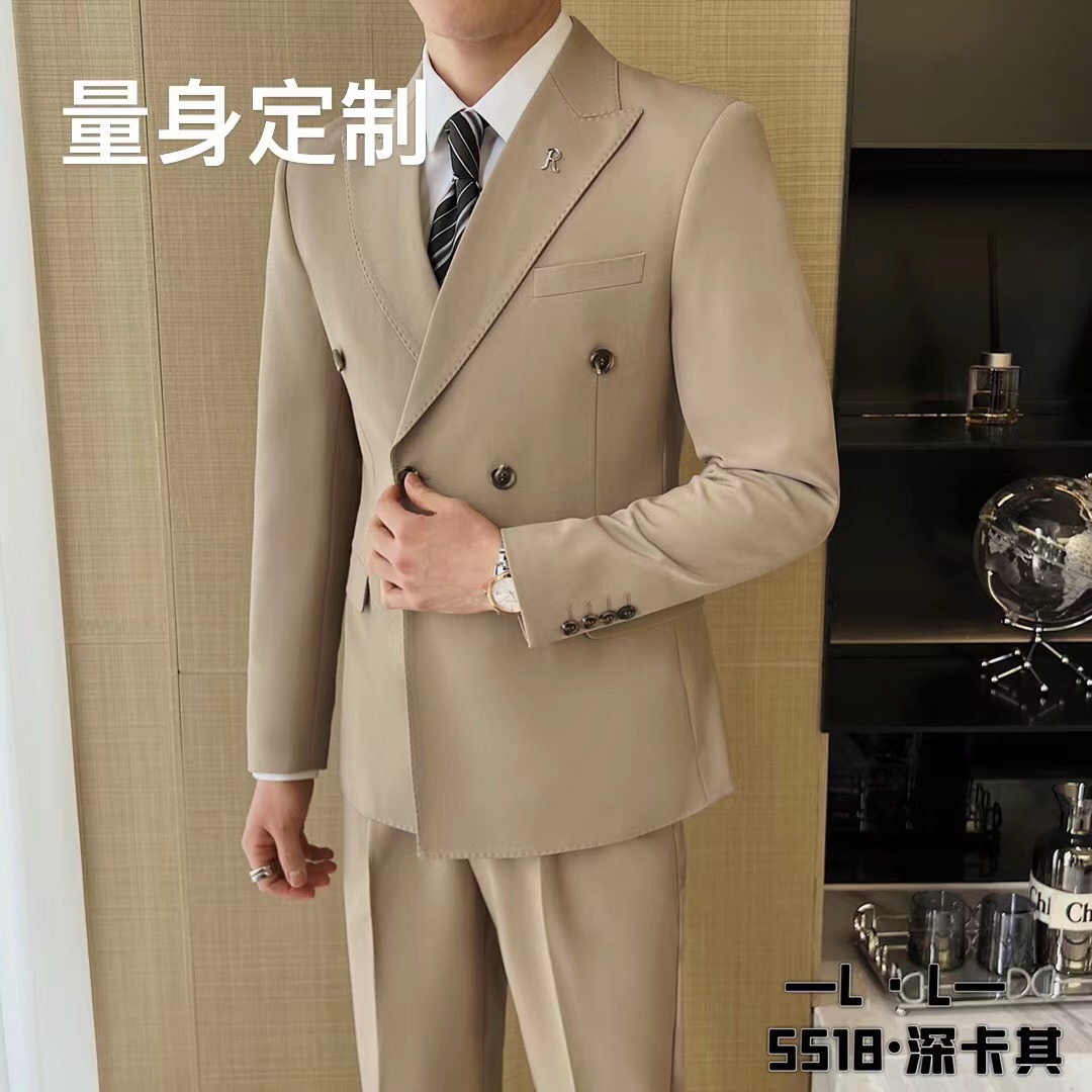 量身定制西服套装修身婚礼结婚礼服工作商务休闲西服套装