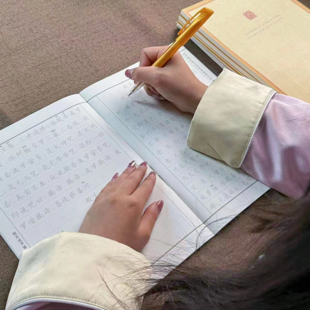 【简体横版套装】中国传统文化经典临摹字帖 生僻字带注音手抄本