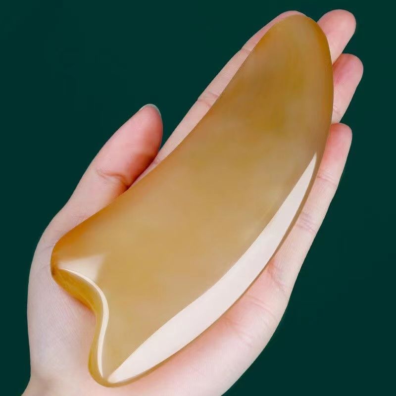 牛角刮痧片全身通用肩颈专用背部刮痧工具颈椎疏通刮沙片身体刮片