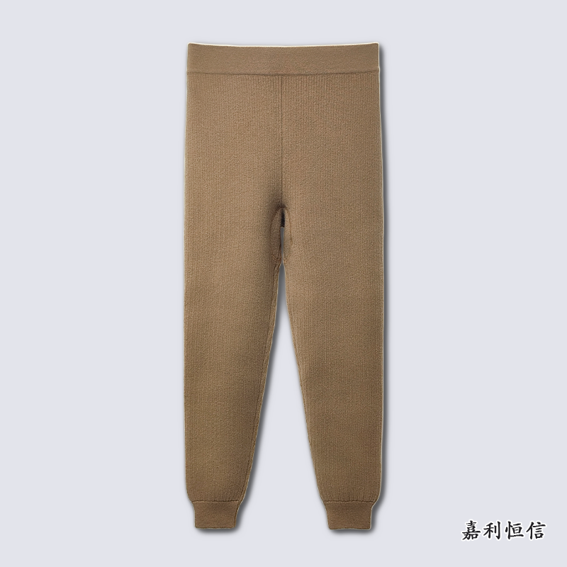 【匠心工艺】经典柔软加厚女式纯山羊绒保暖裤
