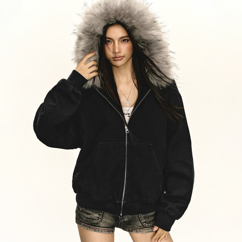 Ariseism  美式复古休闲时尚棉衣棉服