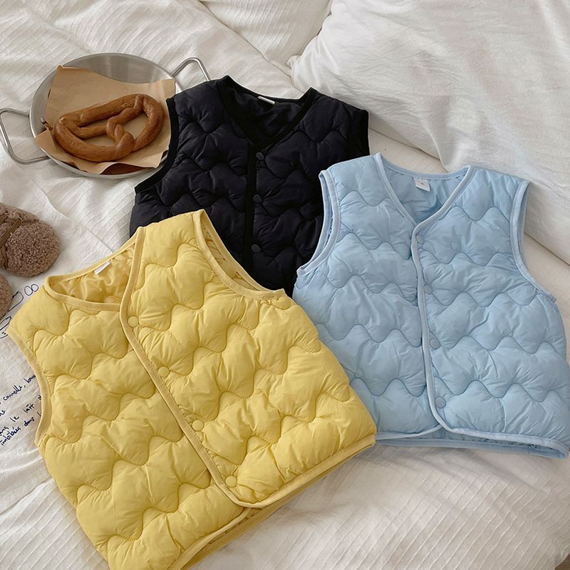 宝宝棉马甲男童女童韩版背心婴儿保暖坎肩春秋冬洋气百搭马夹