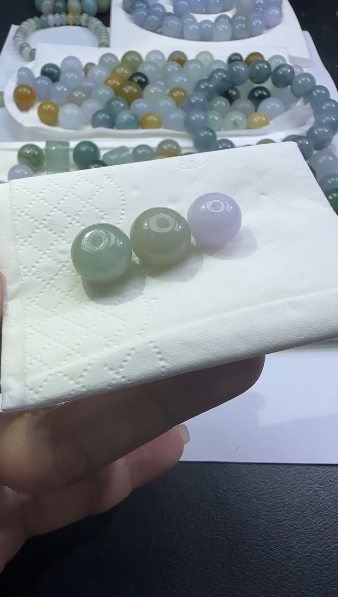 【闪购商品】定制翡翠未镶嵌珠子