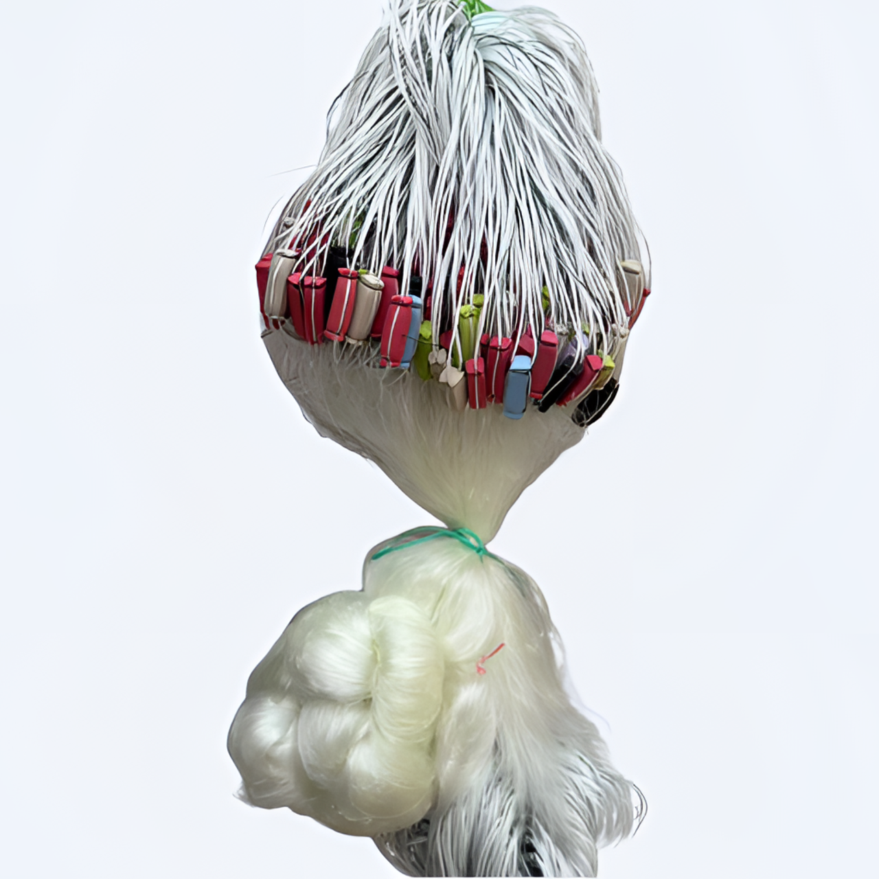 精装加重鲤鱼草鱼花白鲢网100米三层沉网北京线渔网鱼网丝网挂网