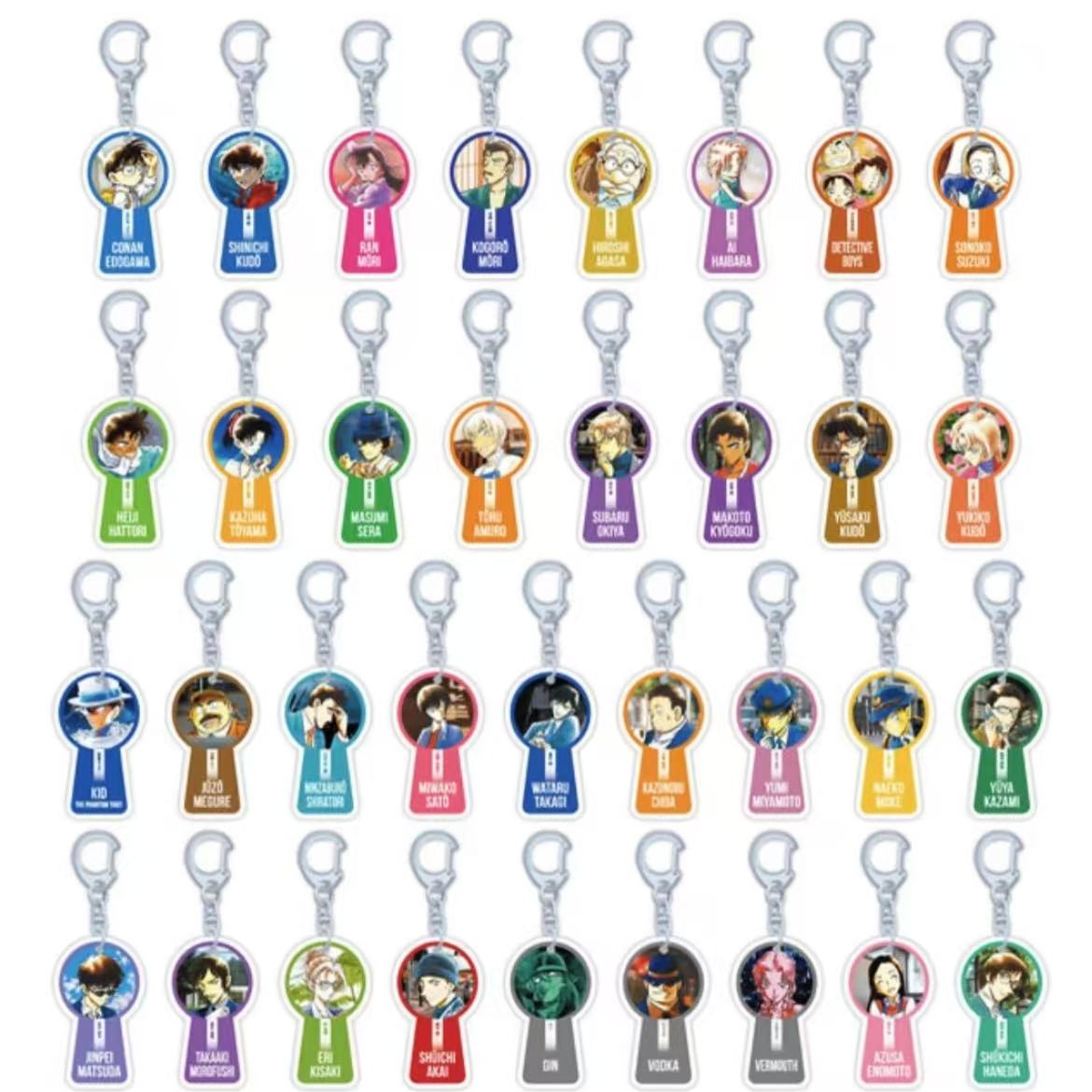 日谷 名侦探柯南 land钥匙孔挂件 盲盒代拆
