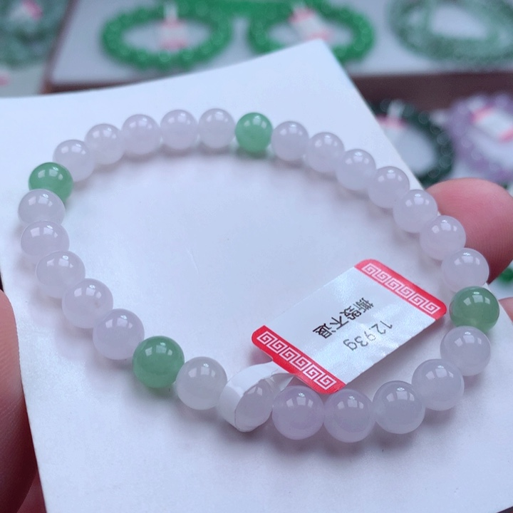翡翠手链未镶嵌天然