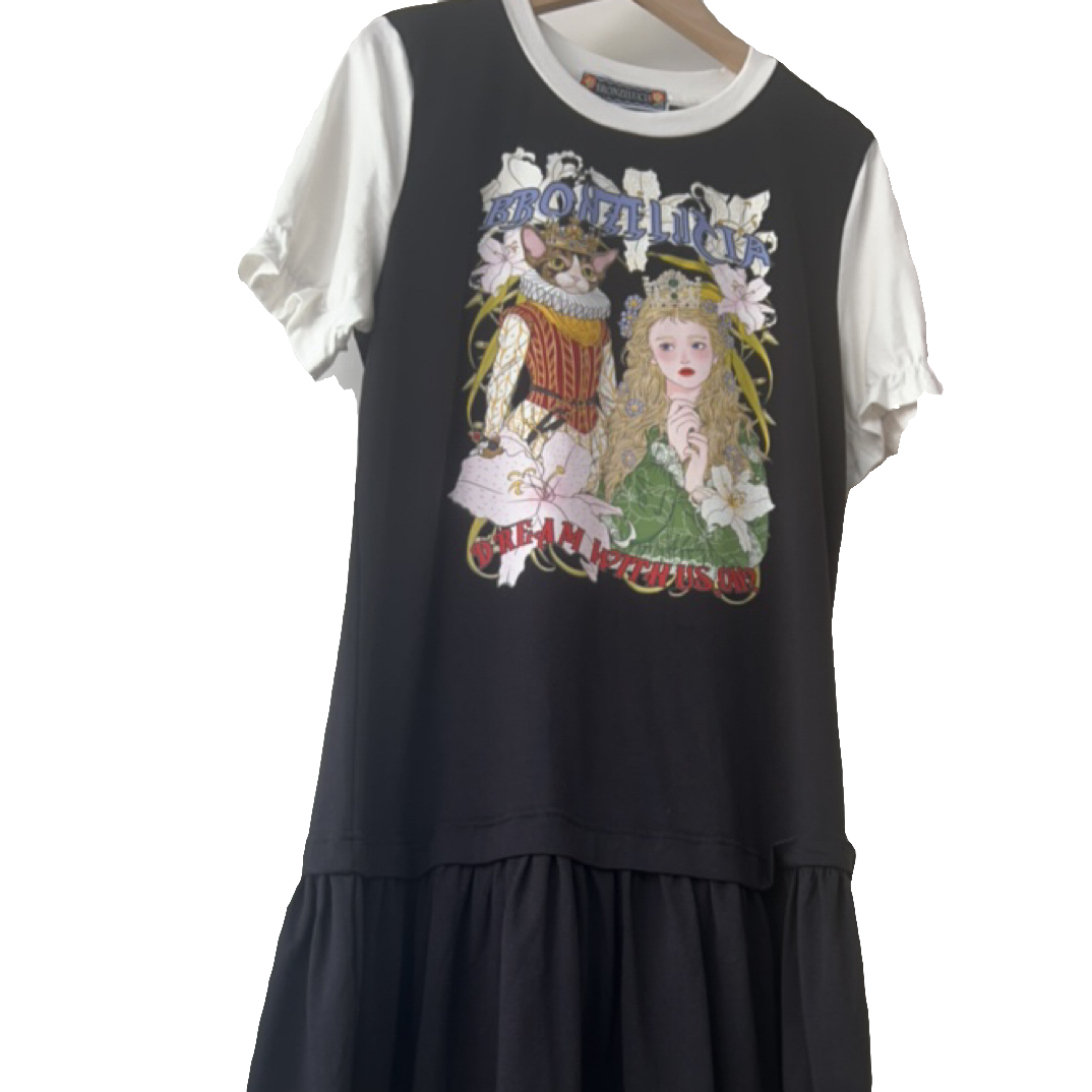 可爱猫猫连衣裙509-599