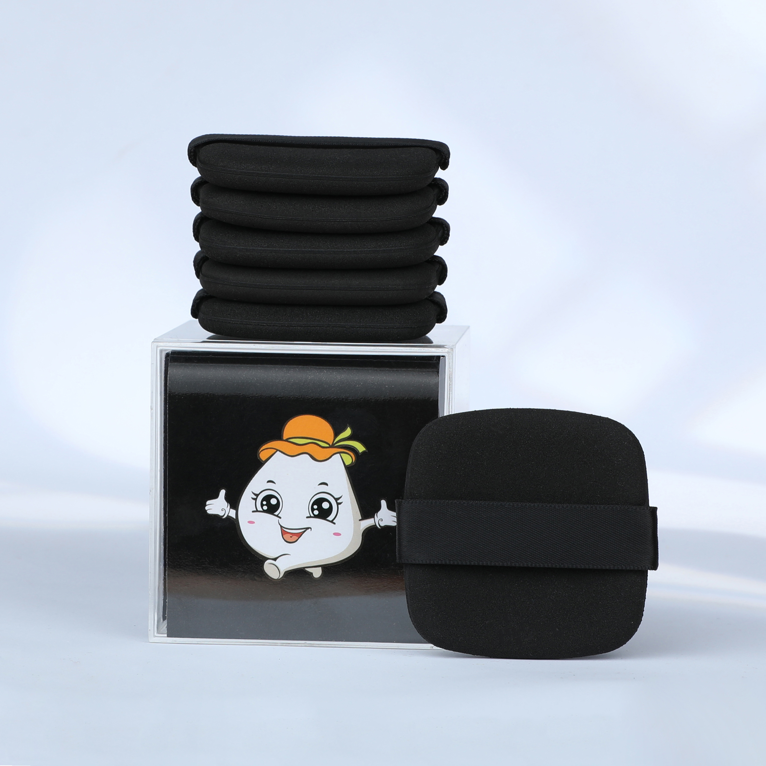 魔方粉扑细腻厚海绵化妆粉扑定妆服帖上妆工具不卡粉干湿两用超软