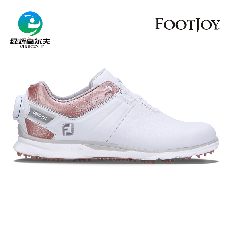 FOOTJOY高尔夫女士球鞋时尚新款Pro/SL系列真皮防泼水golf无钉鞋