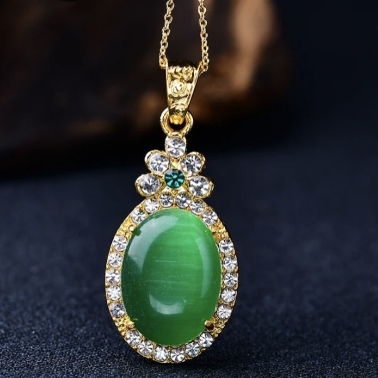 钨金珐琅项链 法式轻奢项链-生物