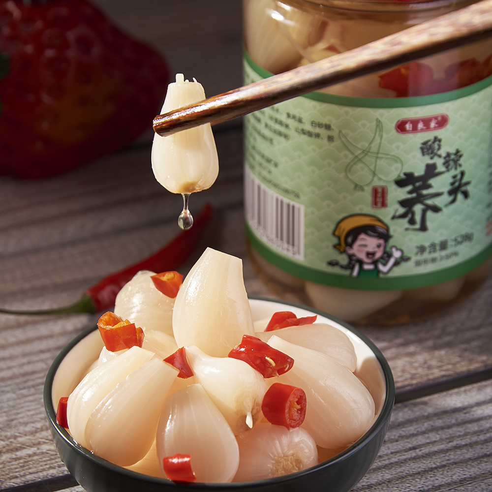 广西特产酸辣荞头开盖即食爽脆微辣下饭菜