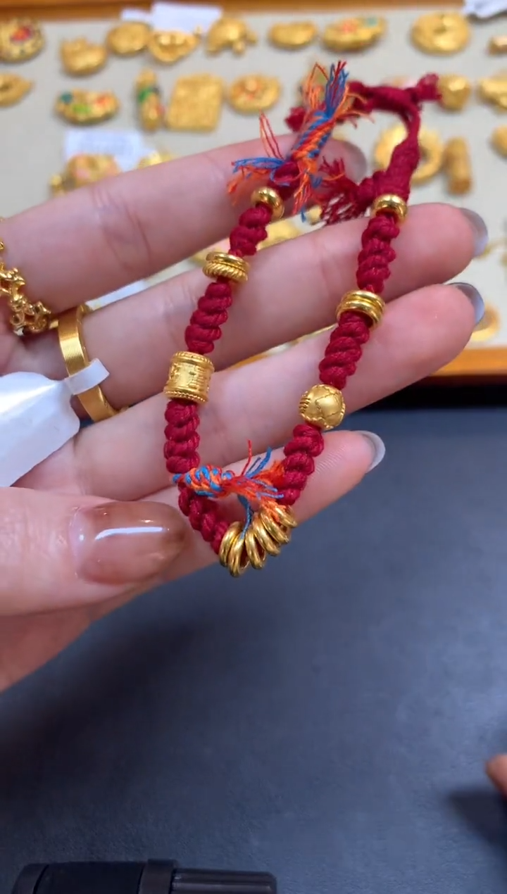 【闪购商品】定制足金手链|999+0