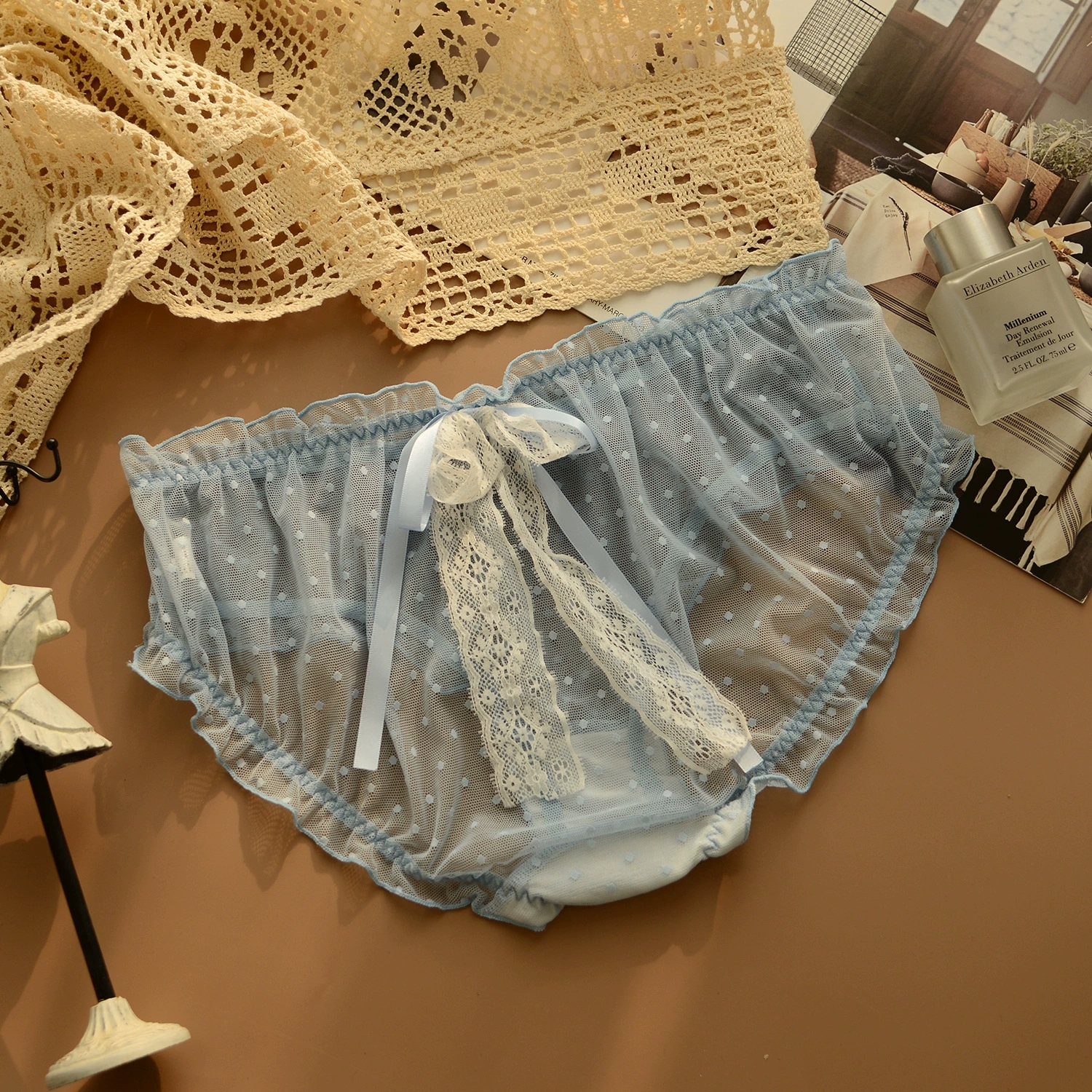 【大码月光】大码轻奢法式性感舒适透气女士蕾丝内裤