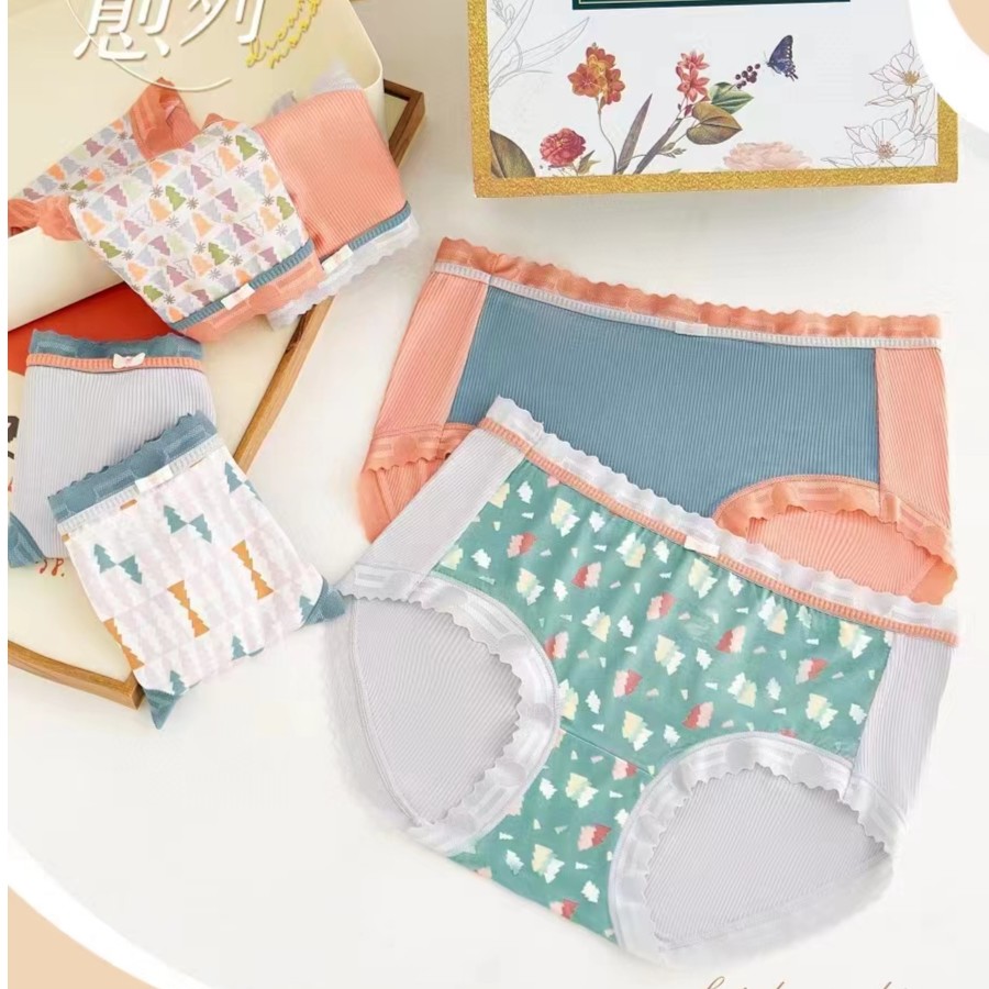 3条装 664仙朵娜中腰内裤女士三角裤