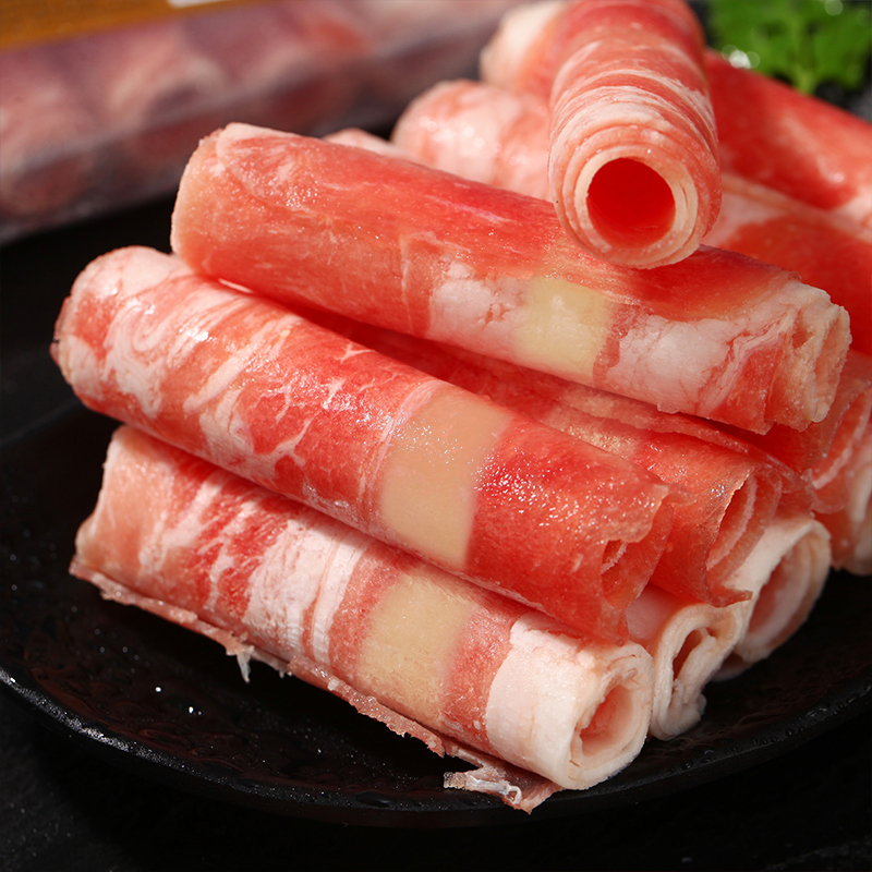 牛肉卷正宗火锅食材烤肉组合套餐原切肉类商用雪花肥牛卷谷饲新鲜