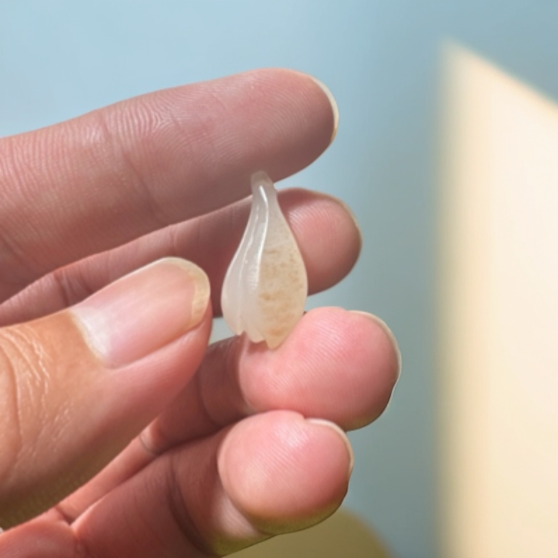 新疆和田玉 玉兰花