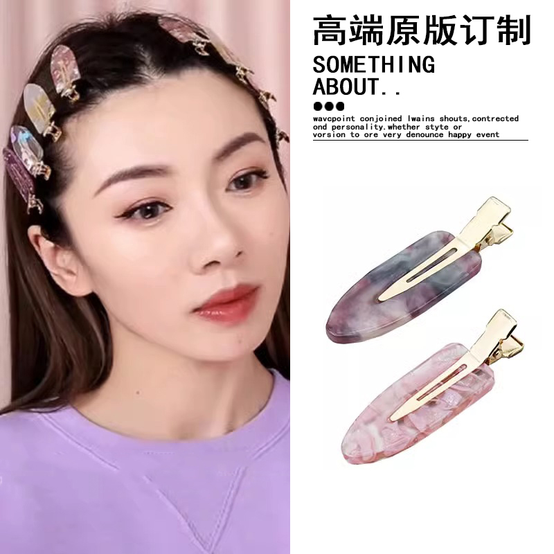 程晓玥同款发夹女夏精致无痕夹侧边刘海夹前额碎发卡