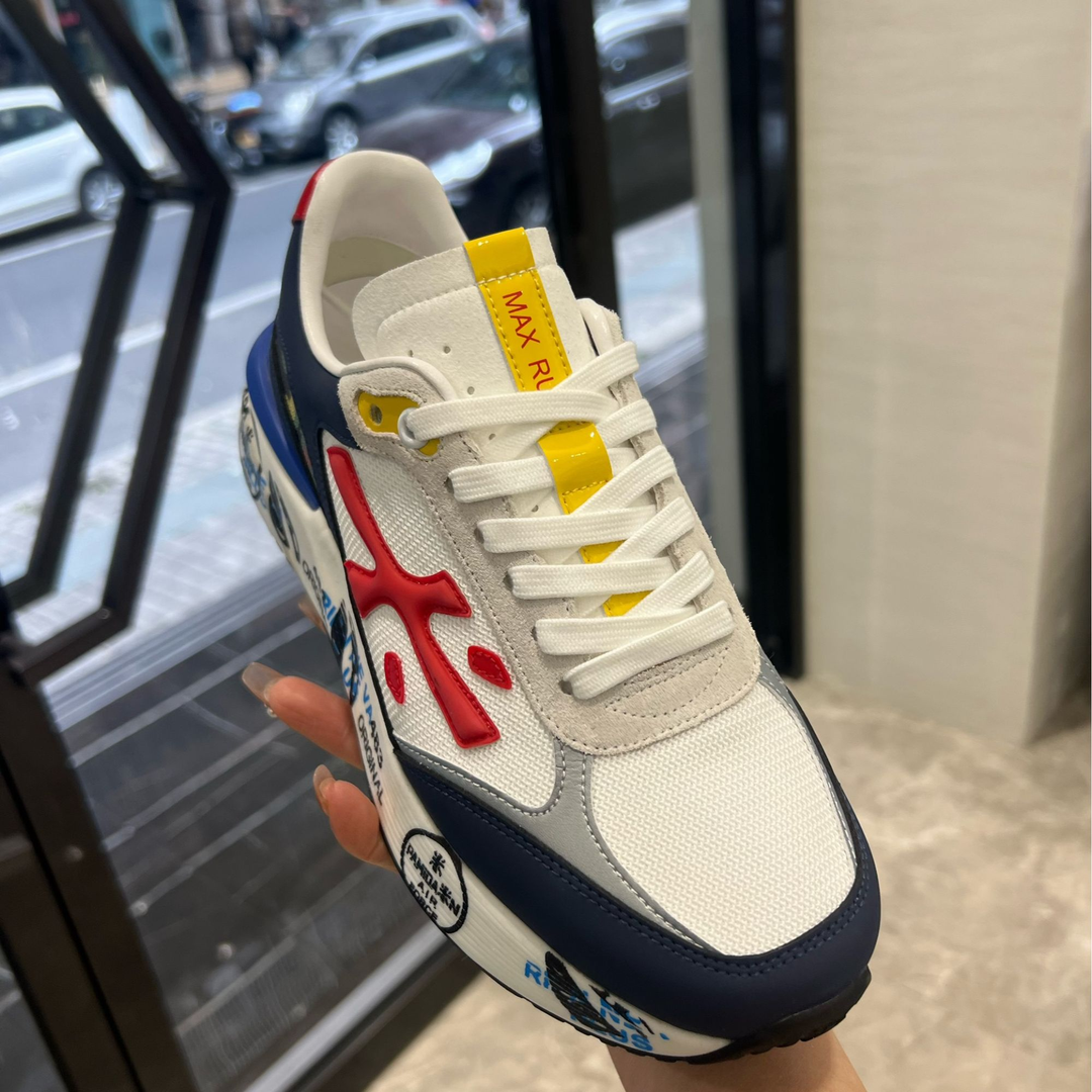 新品男士欧货高档斯丹sidan品牌男鞋2025新款百搭潮牌米字鞋休闲