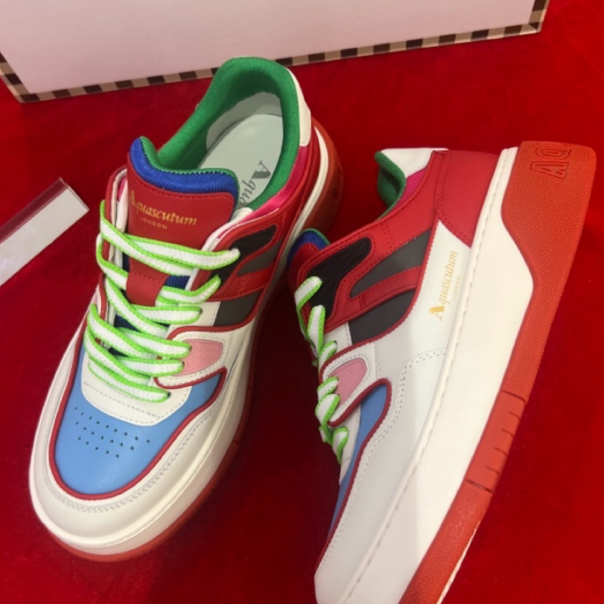 Aquascutu雅格狮丹-英国25新款厚底百搭时尚潮流板鞋鞋子休闲鞋