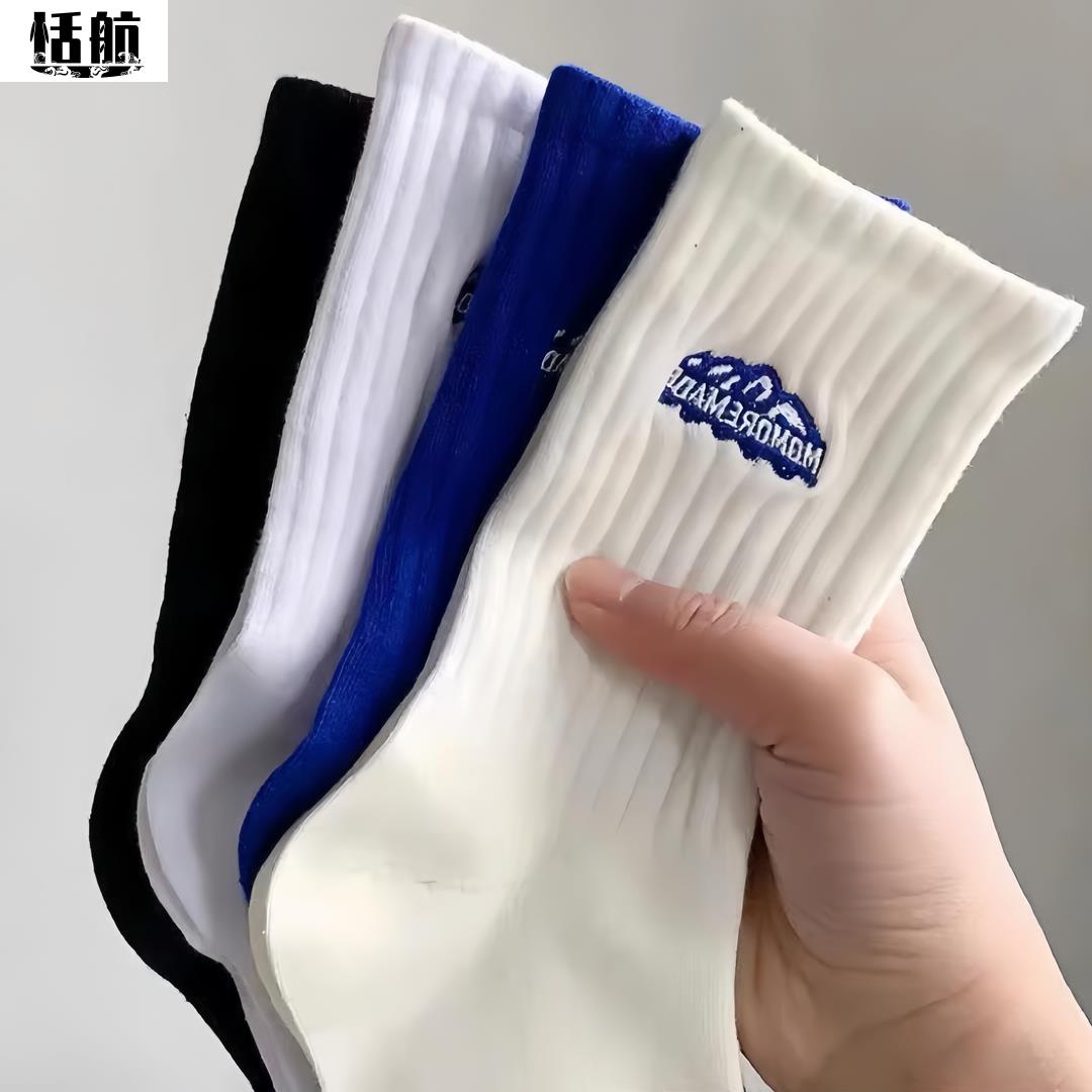 【2.9元5双】福利袜子男士中筒春秋款男生防臭袜冬天篮球运动袜潮