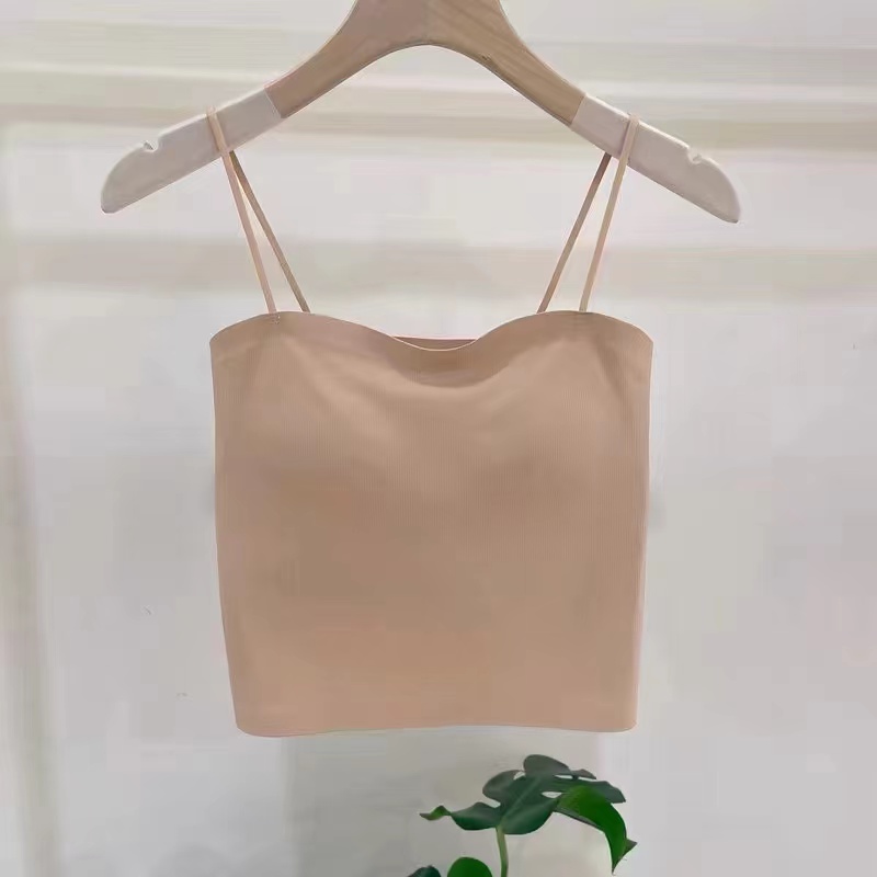 蒋肉肉自留款【百搭神器】冰丝吊带可调节美背00069