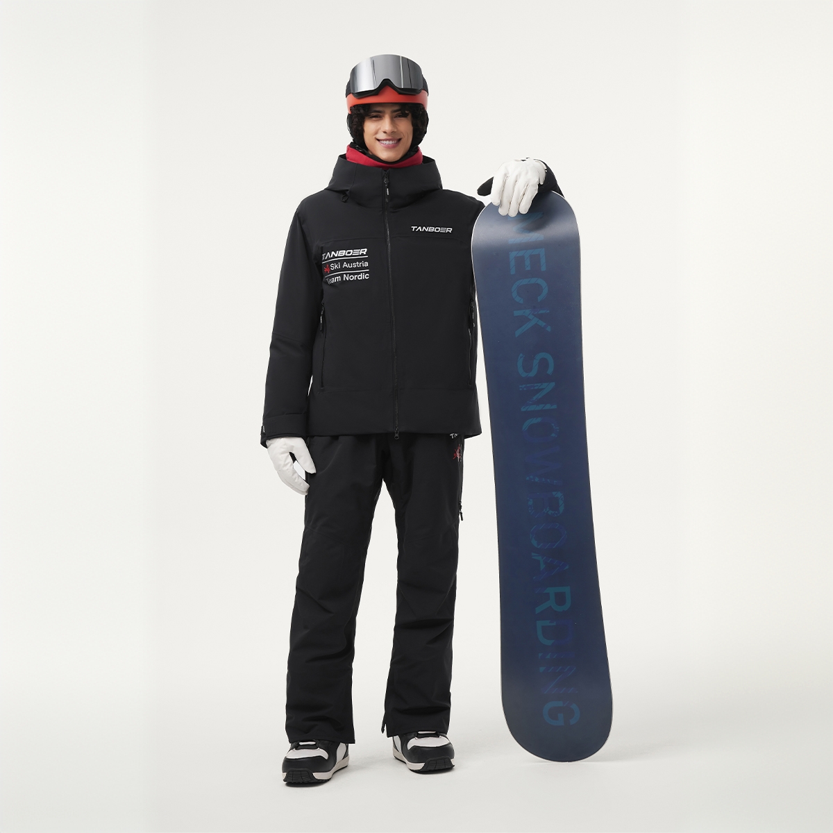 【滑雪季】坦博尔工装羽绒服情侣防寒连帽男滑雪服拼接派克羽绒服