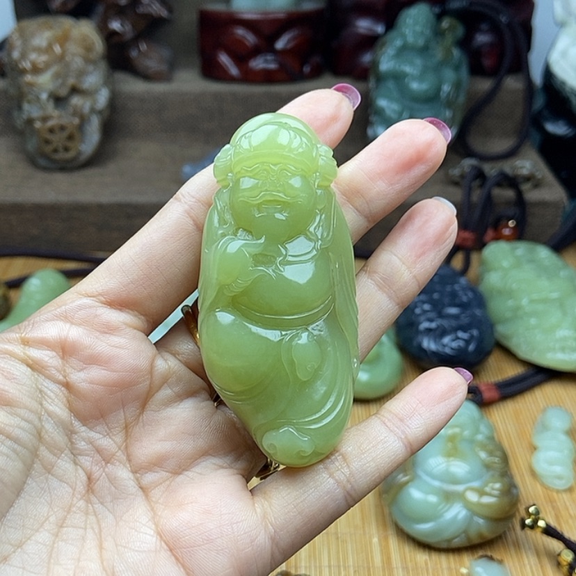 【闪购商品】和田玉把件未镶嵌瑷****帽