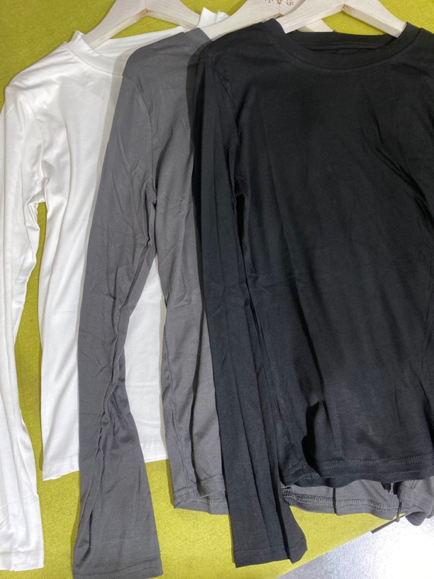 初秋新款经典简约百搭超柔打底衫