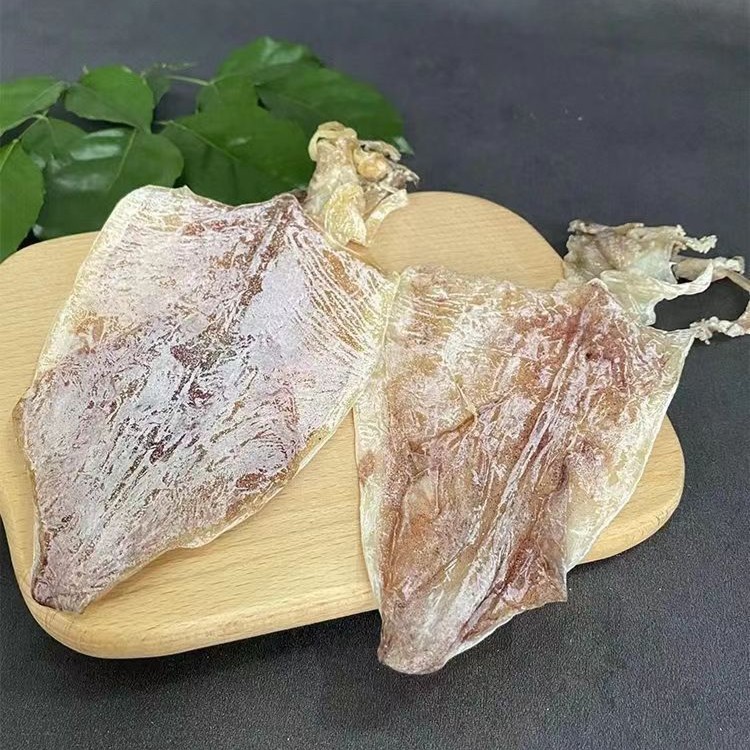 潮汕特产南澳本港新鲜鱿鱼干海鲜干货烧烤手撕芥末鲜甜鱿鱼8-10个