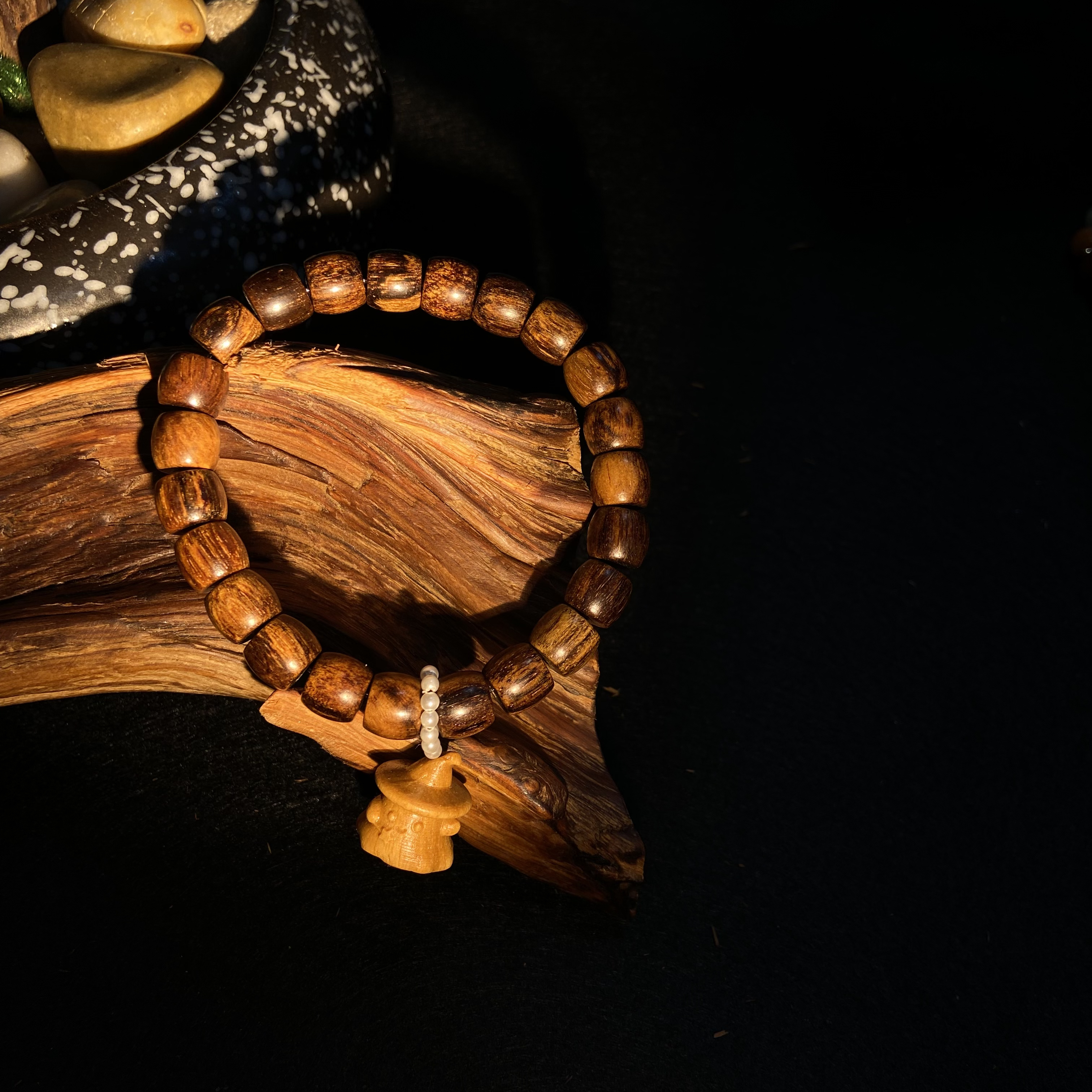 【小鱼家专属】幽灵贡木越盘越香款手串