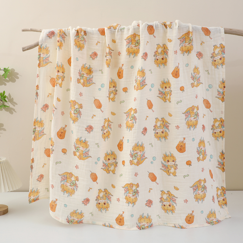  婴儿包被纯棉产房纱布母婴新生宝抱被春秋夏季薄款外出包单加厚