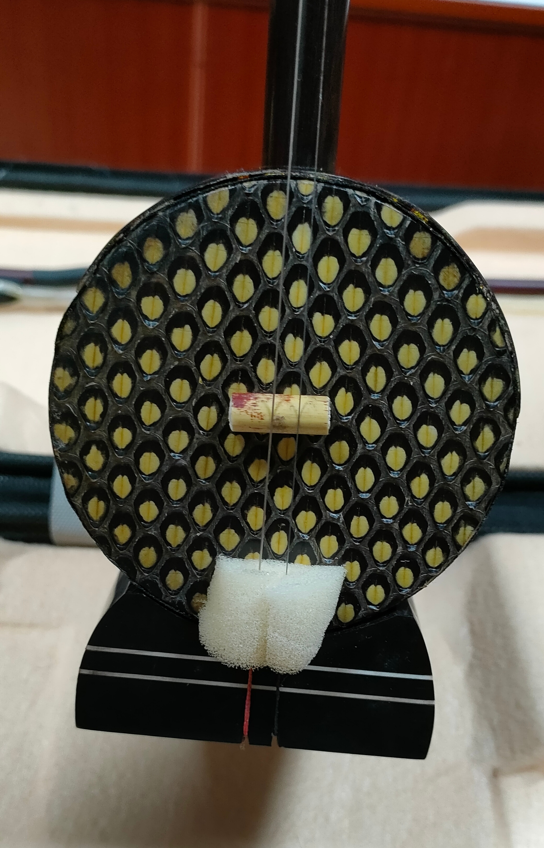亚飞湖南花鼓大筒黑檀老竹烤筒花鼓大筒乌木专业演奏大筒圆筒二胡