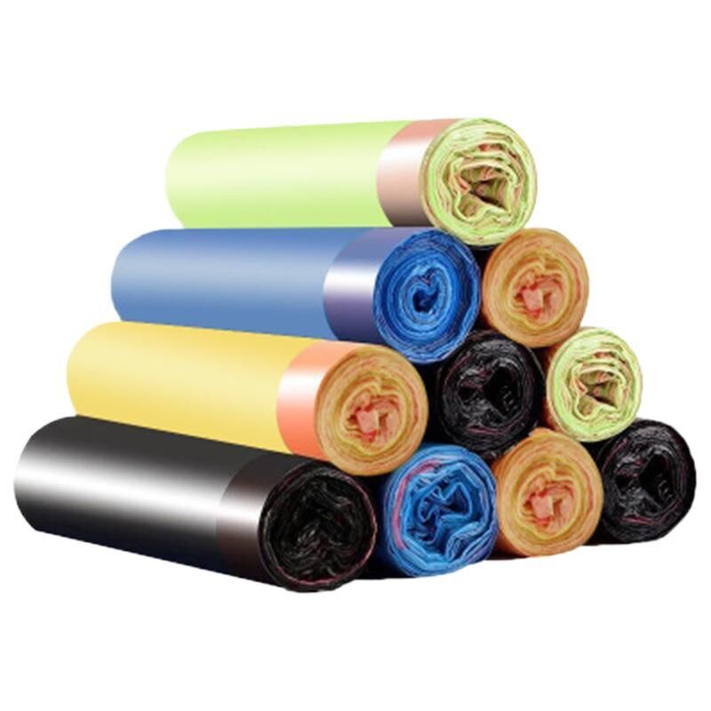 垃圾袋家用手提式加厚抽绳收口大号实惠装背心式黑厨房拉圾塑料袋