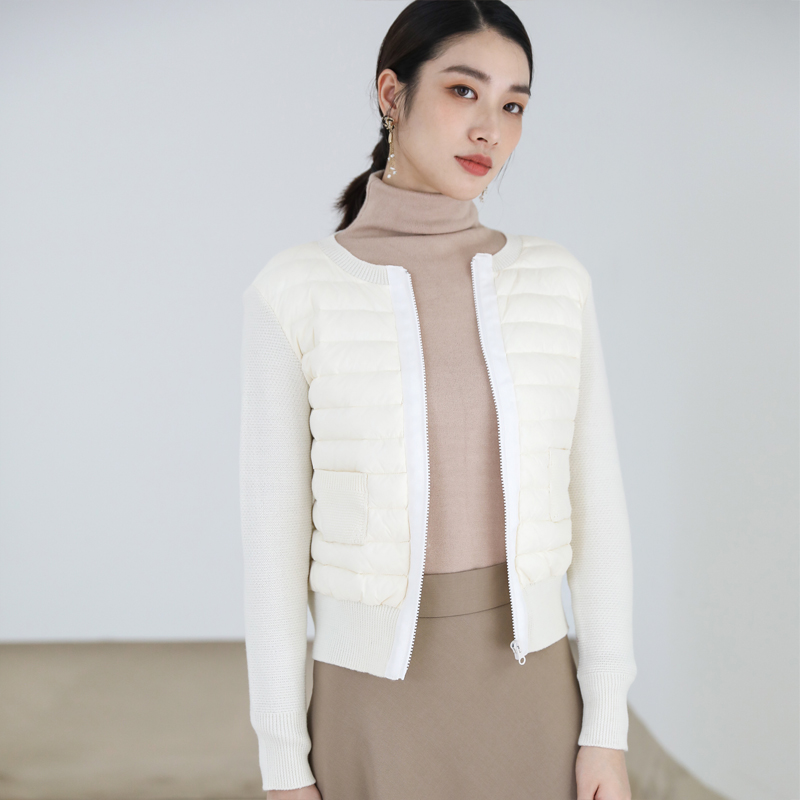 【轻奢野专享】ZWS1026拼接针织衫2022新款冬