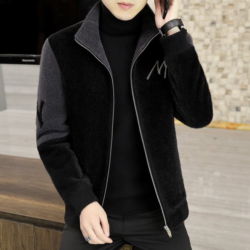 男士秋冬季男女潮流毛呢外套夹克韩版男装休闲呢子青年保暖上衣
