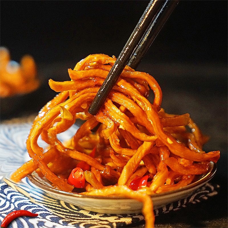 木瓜丝农家风味手工腌制木瓜条开胃下饭即食新鲜香辣木瓜丝250克