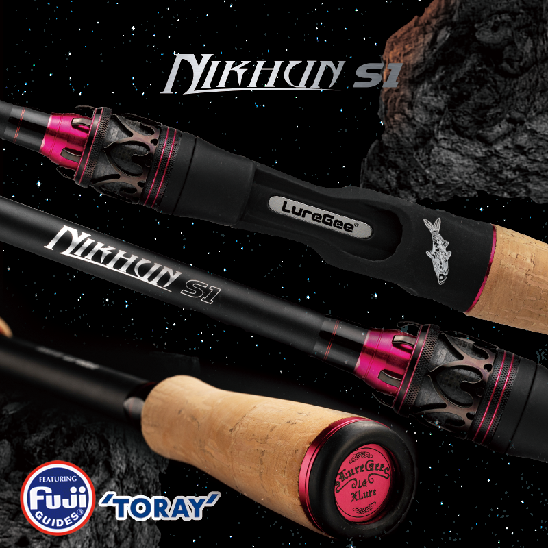 LureGee尼坤S1富士路亚直柄枪柄翘嘴专业虫路亚鳜鱼竿远投路亚竿