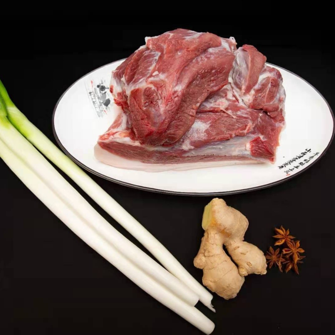 衡水深州曹黑猪生鲜类鲜土猪肉后腿肉3500g