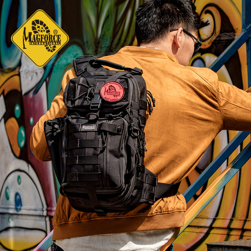 MAGFORCE麦格霍斯0431休闲单肩防水运动背包单肩包男