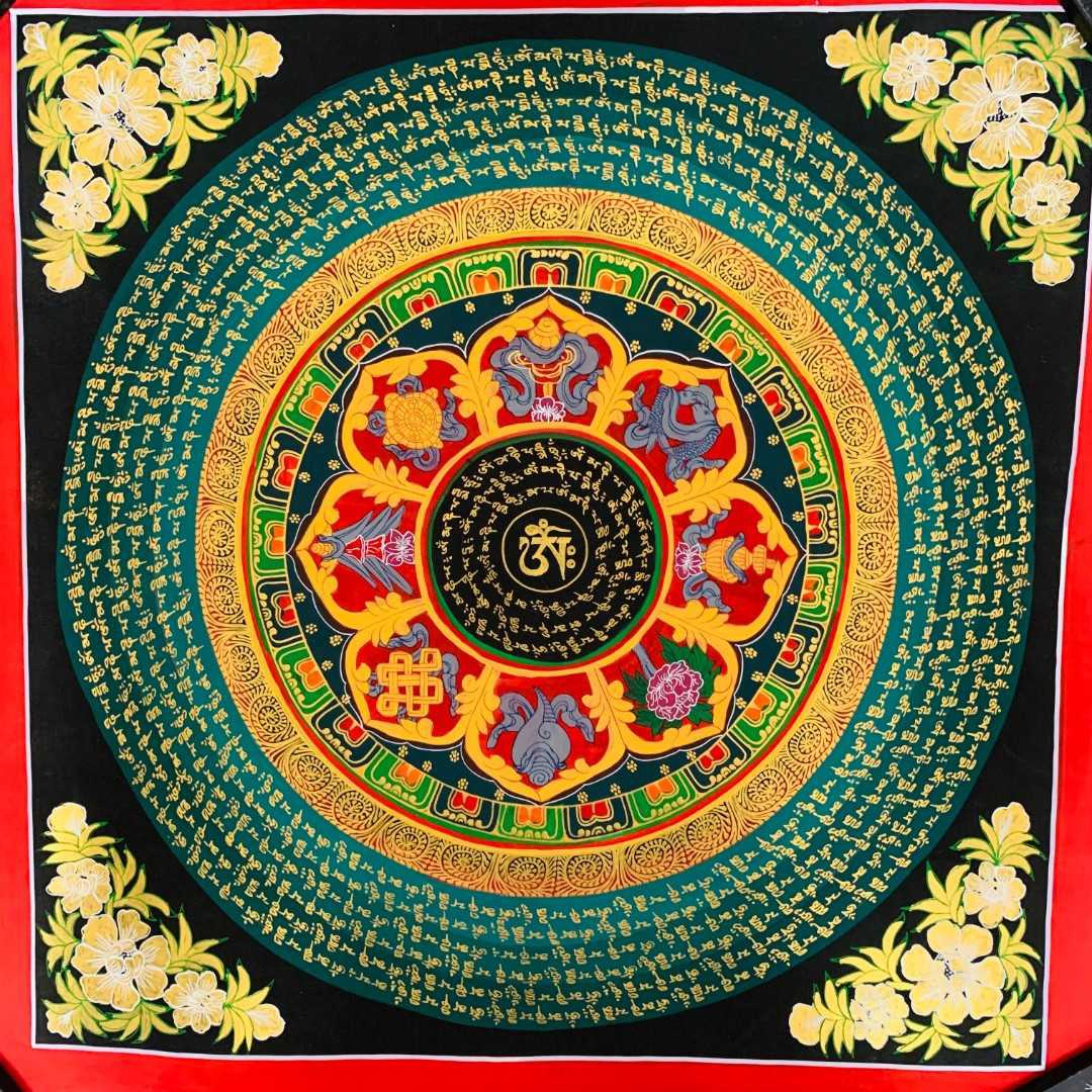 彩色装饰画一张（尺寸约50cm*50cm）