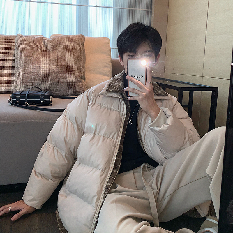 HUALUN Design【在仓现现】加厚棉服ins百搭假两件情侣外套HFZ20199