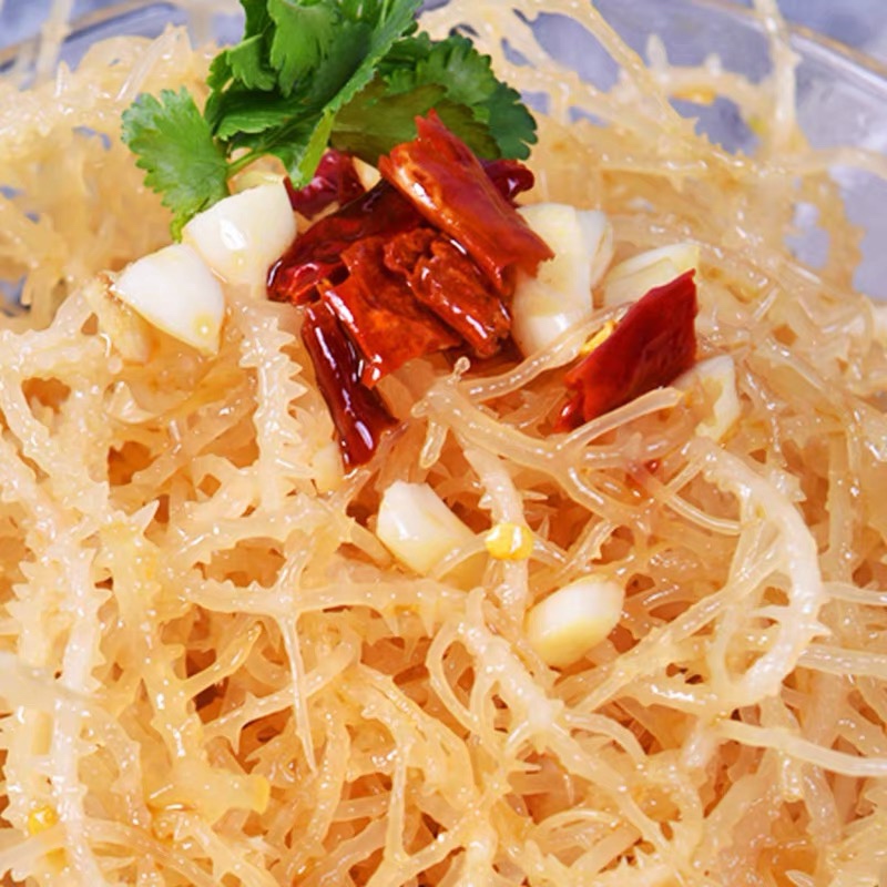 【娟子海鲜溯源】盐渍龙须菜250g*5袋