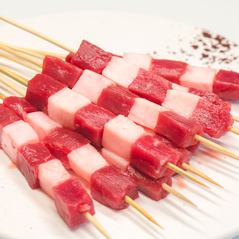 羊肉串 内蒙古锡林郭勒羔羊羊肉串 