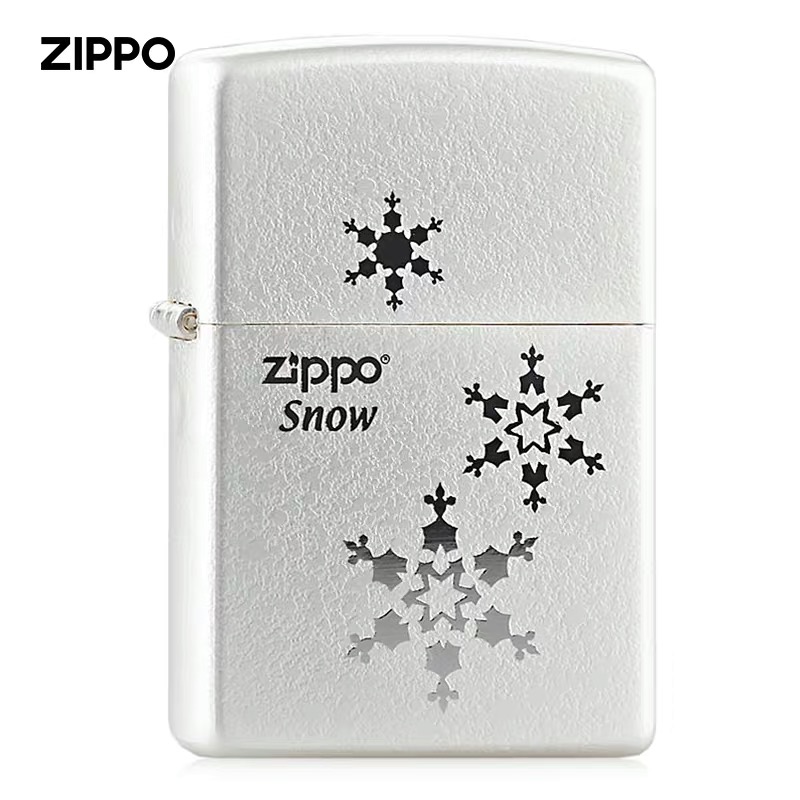 zippo打火机浪漫雪花礼品送礼防风男朋友礼物实用打火机HBJ1