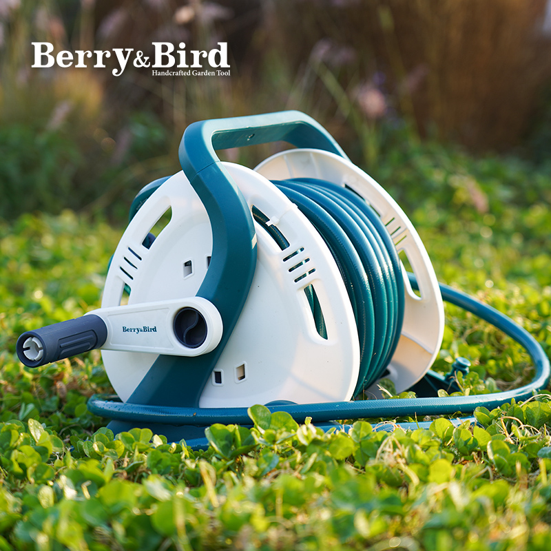 berrybird 园艺浇花浇水管车架自来水洗车家用便携式收纳水枪软管
