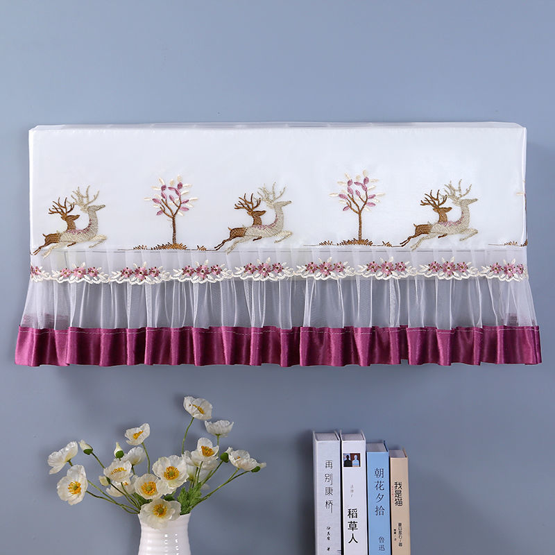 中国风时尚新款开机不取挂式空调罩挂机罩挂机空调罩防尘罩壁挂式