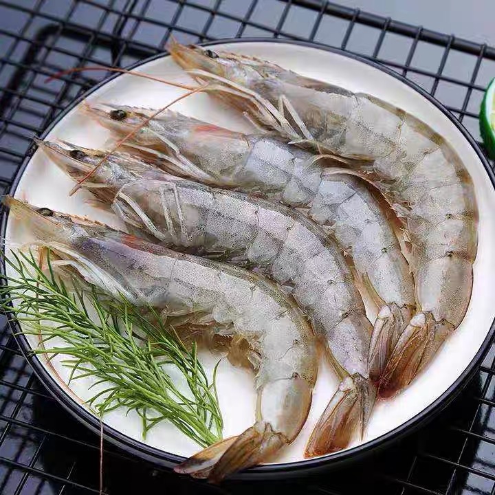 赢逸20/30规格厄瓜多尔白虾海虾净重3.3斤装白虾 海虾 对虾